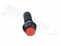 Drukcontact  rond 12mm rood 250V/1,5A